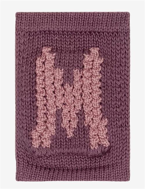 Smallstuff | Knitted Letter M, Rose | ONE SIZE 10 cm