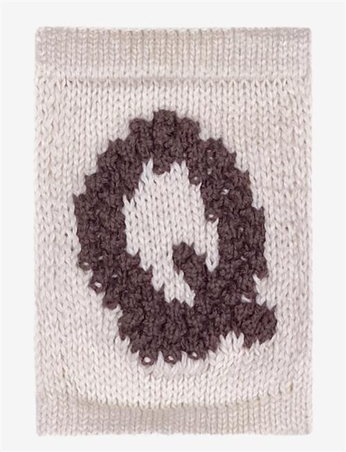 Smallstuff | Knitted Letter Q, Nature | ONE SIZE 10 cm