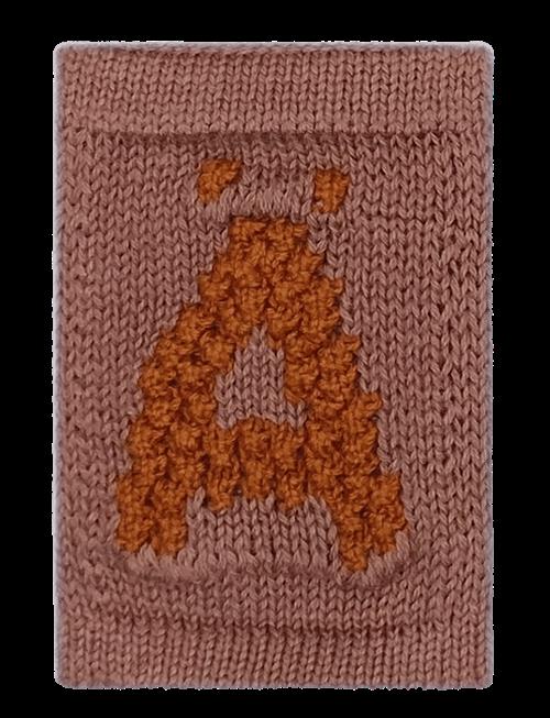 Smallstuff | Knitted Letter Ä, Rose | ONE SIZE 10 cm