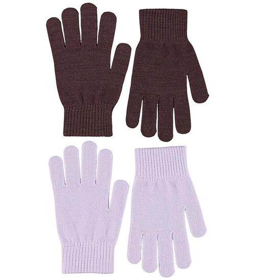 Molo Handsker - Akryl/Uld - Kiddy - 2-pak - Burgundy