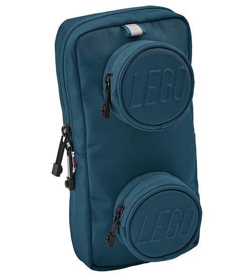 Se LEGOÂ® Skuldertaske - Brick - 2,5 L - Earth Blue hos KidsWorld