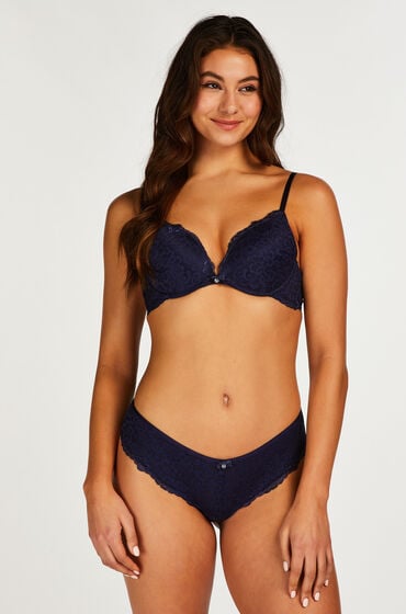 Hunkemöller Brasiliansk trusse Marine Blå
