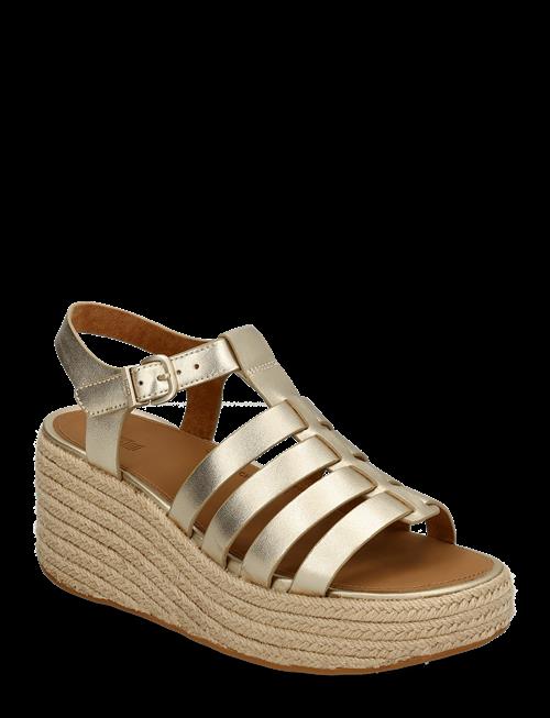 FitFlop | Platfforms Espadr. Leather Fisherman Wedge Sandals | 41