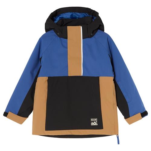 Kuling Vail Ski-anorak Nordic Blue Blocking  Nordic Blue Blocking-116 cm  Blå  116 cm  Drenge, Piger