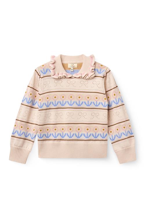 Copenhagen Colors Bluse Beige Comb  Beige Comb-134 cm  Beige  134 cm  Piger