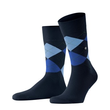 Burlington Strømper King Cotton Sock Marineblå Str 40/46 Herre