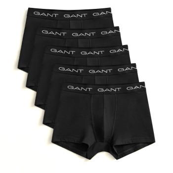Gant 5P Basic Trunks Sort bomuld X-Large Herre