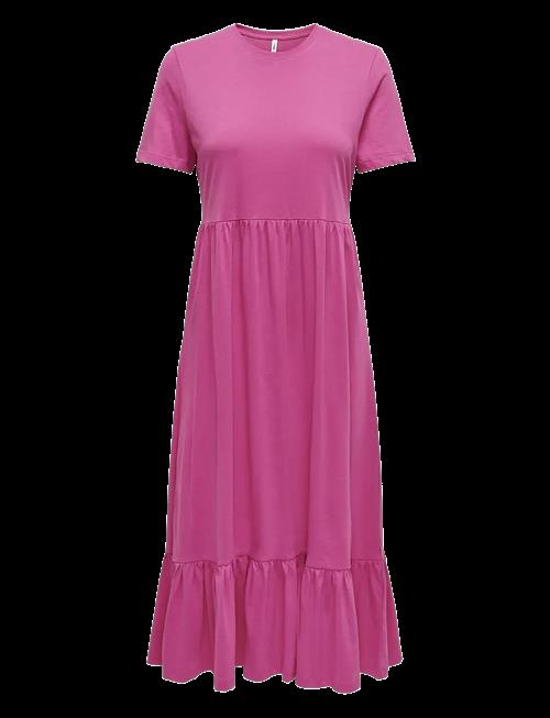 ONLY | Onlmay Life S/S Peplum Calf Dress Jrs | L