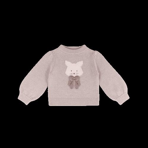 Donsje Amsterdam Denna Trøje I Merinould Ash Rose Melange  Ash Rose Melange-2-3 Y  Lyserød  2-3 år  Piger