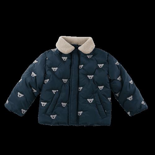 Donsje Amsterdam Florus Pufferjakke Blue Marine  Blue Marine-12-18 M  Blå  12-18 måneder  Drenge, Piger