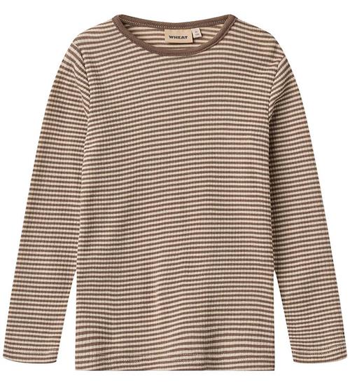 Wheat Bluse - Uld - Alfie - Wood Stripe