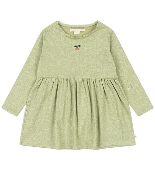Konges Sløjd Kjole - Roli - Leek Green m. Glitter