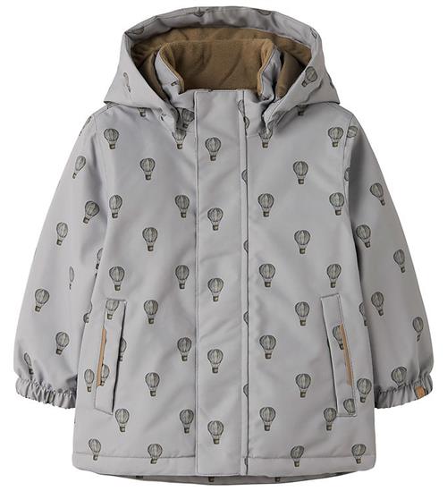 Lil Atelier Vinterjakke - NmmLasnow - Sleet/AIR BALLOONS
