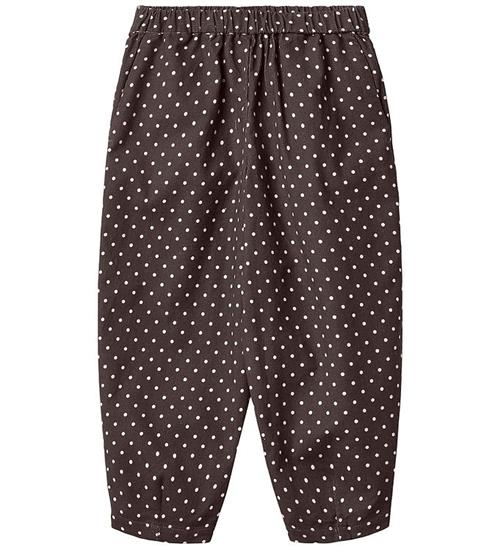 Fliink Fløjlsbukser - Dolly Dot - Coffee Bean Dot