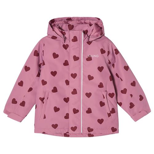 Kuling Sarek Vinterjakke Mauve Hearts  Mauve Hearts-92 cm  Lyserød  92 cm  Drenge, Piger