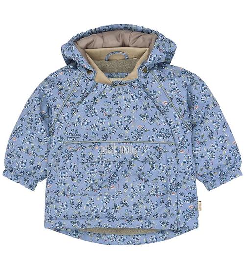 Petit Piao Vinterjakke - PPDard - Stonewash Blueberry AOP