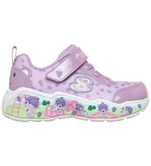 Skechers Sko - Play Scene - Purple m. Glitter