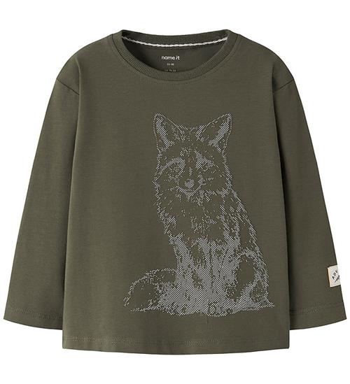 Name it Bluse - NmmOrlay - Olive Night