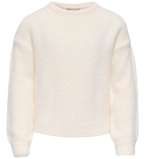 Kids Only Bluse - Strik - KogNewPiumo - Cloud Dancer