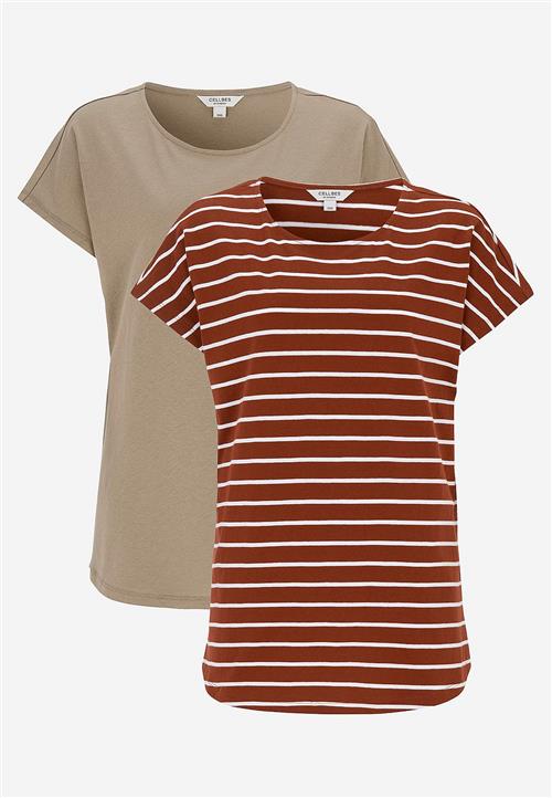 Cellbes of Sweden Jerseytoppe med korte ærmer 2-pack