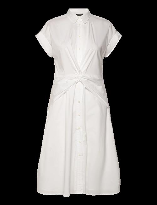 Lauren Ralph Lauren | Twist-Front Cotton-Blend Shirtdress | 46