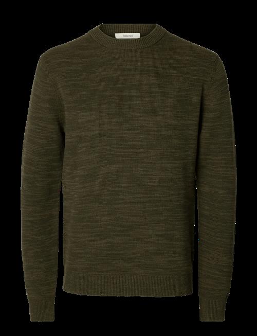 Selected | Slmdane Ls Knit Reg Struc Crew Neck Noos | M