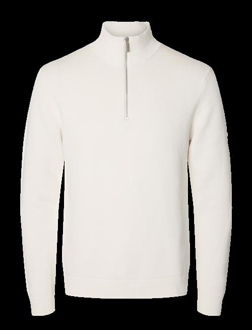 Selected | Slmdane Ls Knit Reg Struc Half Zip Noos | L