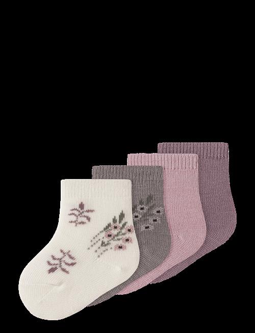 name it | Nbfwak Wo/Bl 4P Sock | 62-68