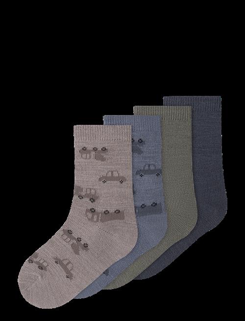 name it | Nmmwak Wo/Bl 4P Sock | 28-30