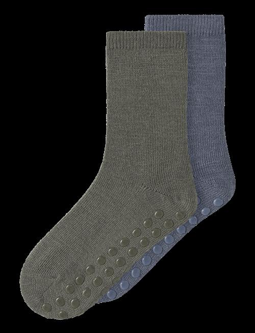 name it | Nmmwak Wo/Bl 2P Sock W/Non Skid | 25-27