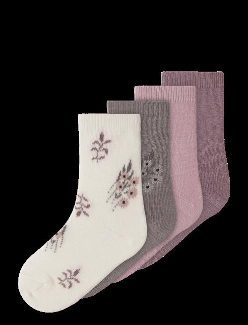 name it | Nmfwak Wo/Bl 4P Sock | 25-27