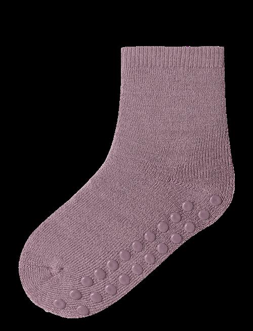 name it | Nmfwaksi Wo/Bl Terry Sock W/Non Skid | 22-24