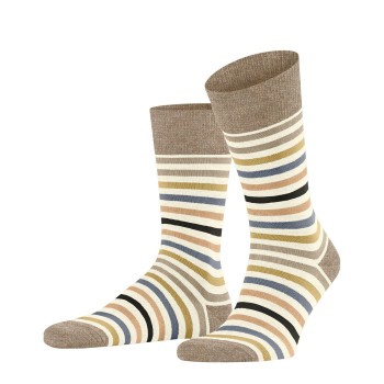 Falke Strømper Stripe Socks Benhvid Str 39/42 Herre