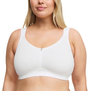 Swegmark BH Pure Cotton Minimizer Soft Bra Hvid F 90 Dame
