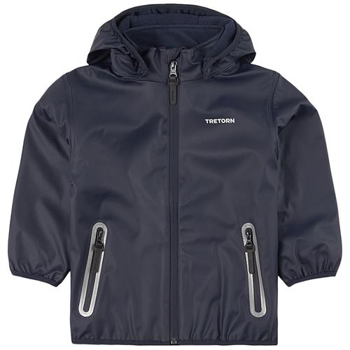 Tretorn Aktiv Fleece Foret Regnjakke Navyblå 110/116 cm  Marineblå  110/116 cm  Drenge, Piger