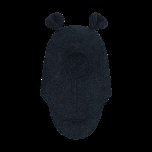 Huttelihut Balaclava Af Uld Navy Melange  Navy Melange-52 cm Uld Marineblå  52 cm