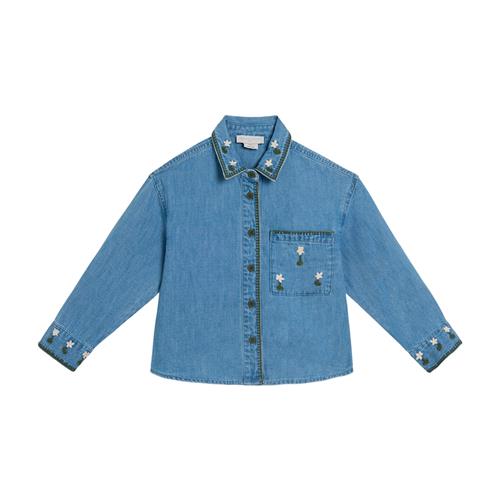Stella McCartney Kids Shirt Azure-Blue Azure-Blue 6 Y  Blå  6 år  Piger