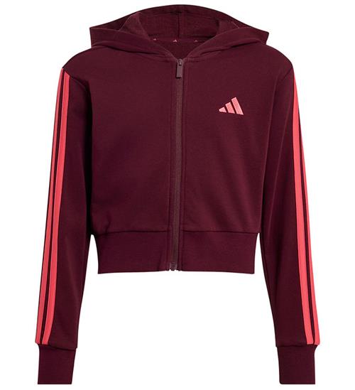 adidas Performance Cardigan - JG 3S - Maroon/Purtur