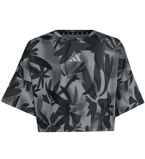 adidas Performance T-shirt - JG Spi Aop - Black/Grefou/Grethr