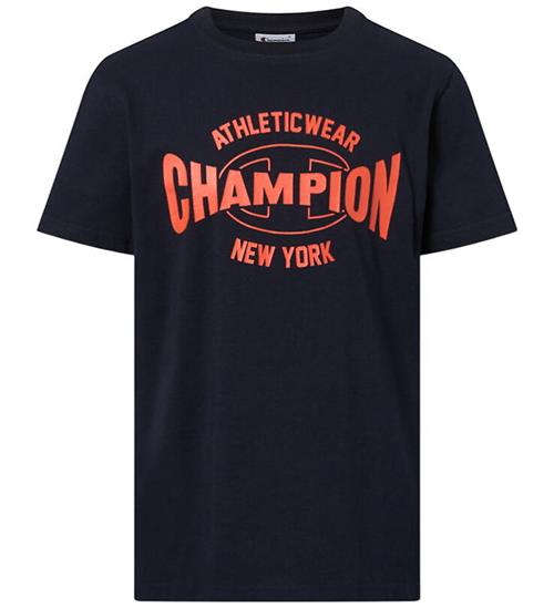 Champion T-shirt - Navy m. Rød