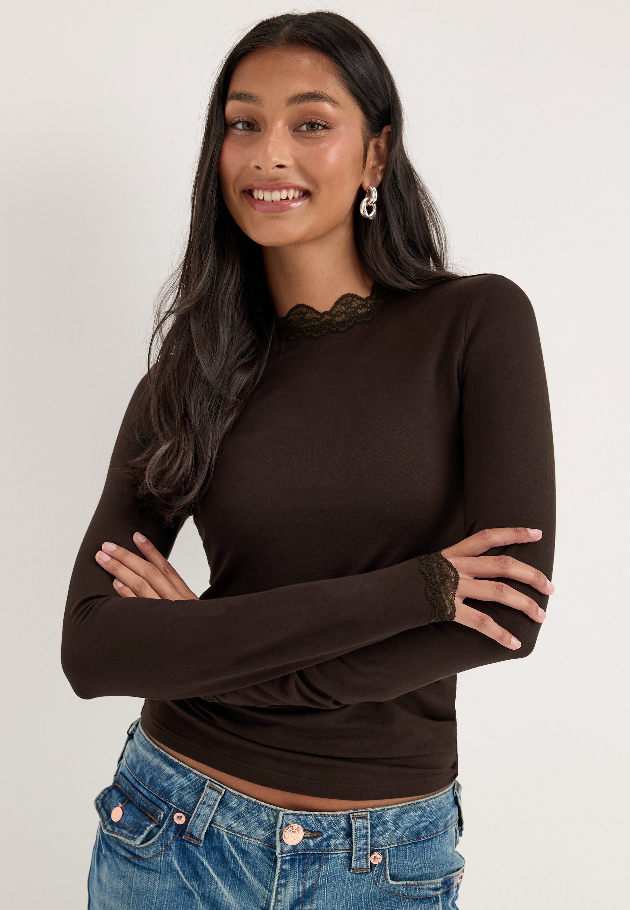 VERO MODA Vmrosa LS Higneck Top