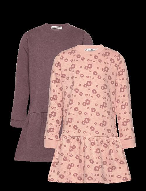 Minymo | Sweat Dress Ls (2-Pack) | 128