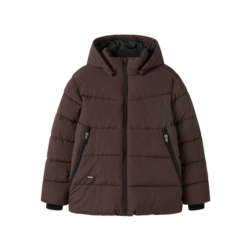 NAME IT Puffer Jakke Melvin Seal Brown