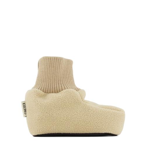 Kuling Livigno Vindfleecetøffeler Sand 12-18 Months  Beige Ensfarvet 12-18 måneder  Drenge, Piger