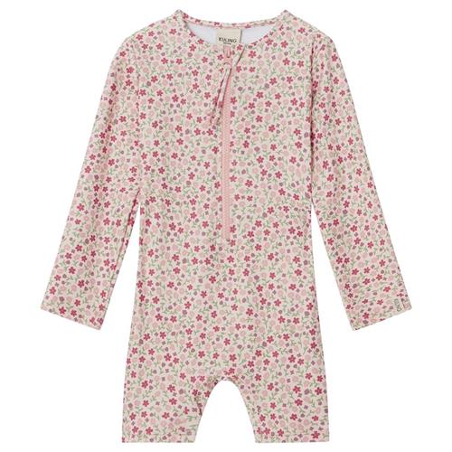 Kuling Paros Mønstret UV-dragt Summer Flowers 74/80 cm  Lyserød  74/80 cm  Drenge, Piger