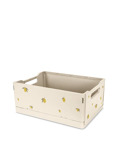 Konges Sløjd Opbevaringsboks I 2-pak Lemon  Lemon One Size  Beige  One Size  Drenge