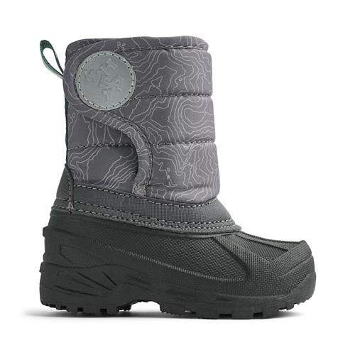 Wheat Winty Vinterstøvler Dark Reflective Map  Dark Reflective Map 31 EU  Sort  31 EU  Drenge, Piger