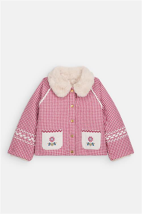 Se Louise Misha Jasmina  Raspberry Checks  Raspberry Checks-3 Y  Lyserød  3 år  Piger hos Babyshop