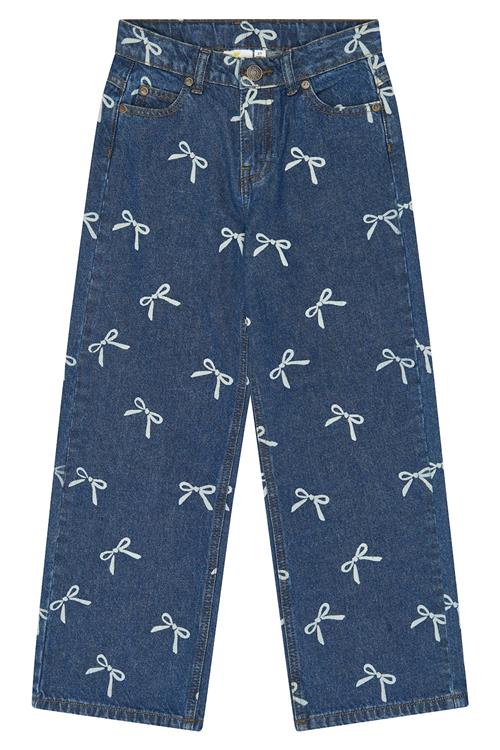 The New Virginia Jeans Med Bred Pasform Medium Blue Denim  Medium Blue Denim  7 Y  Marineblå  7 år  Piger