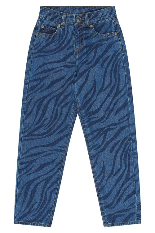 The New Veola Jeans Med God Pasform Medium Blue Denim  Medium Blue Denim  7 Y  Marineblå  7 år  Piger